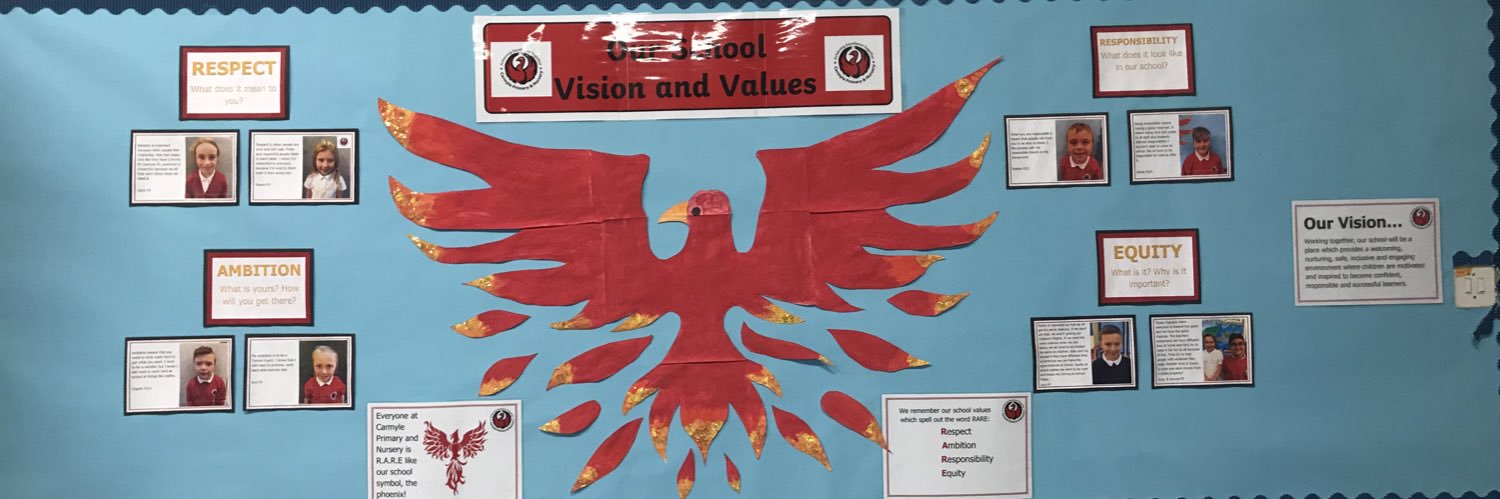 Carmyle Primary School and Nursery banner