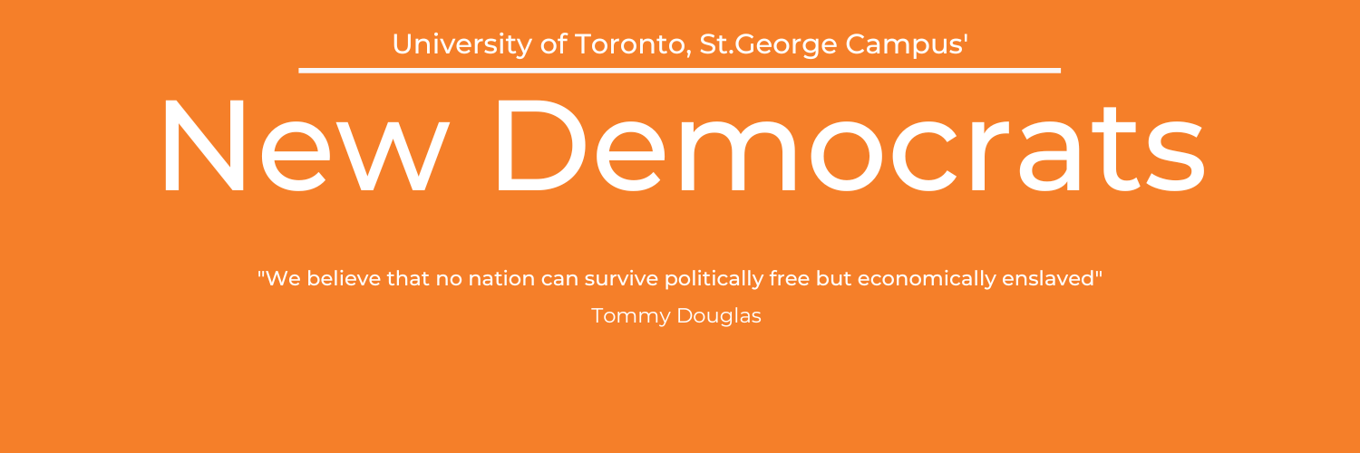 UofT NDP banner