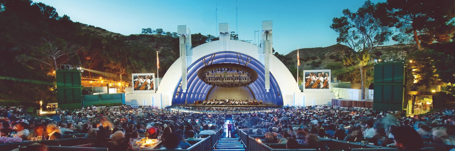 Hollywood Bowl's banner