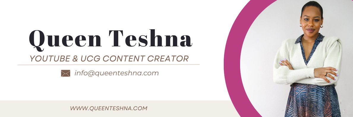 Queenteshna's profile banner image