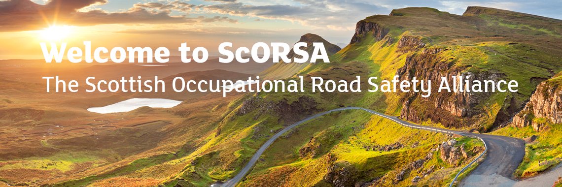 Scottish Occupational Road Safety Alliance banner