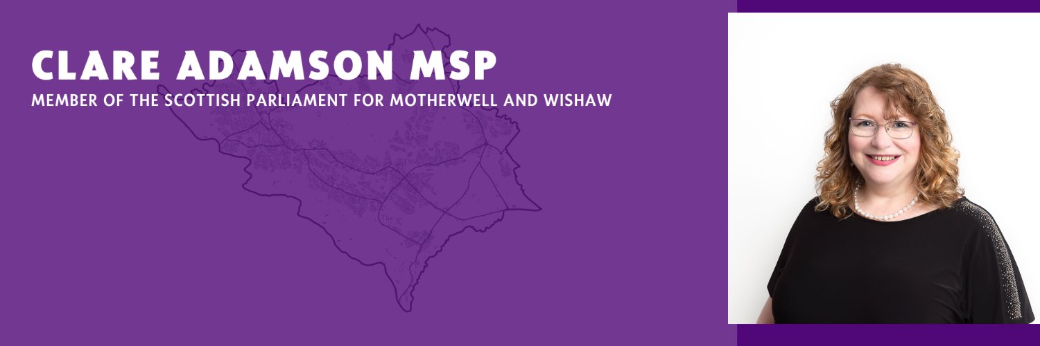 Clare Adamson MSP Profile Banner