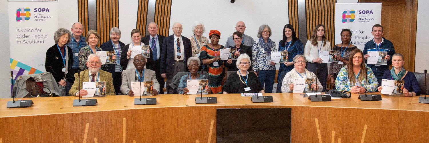 SOPA - The Scottish Older People's Assembly banner