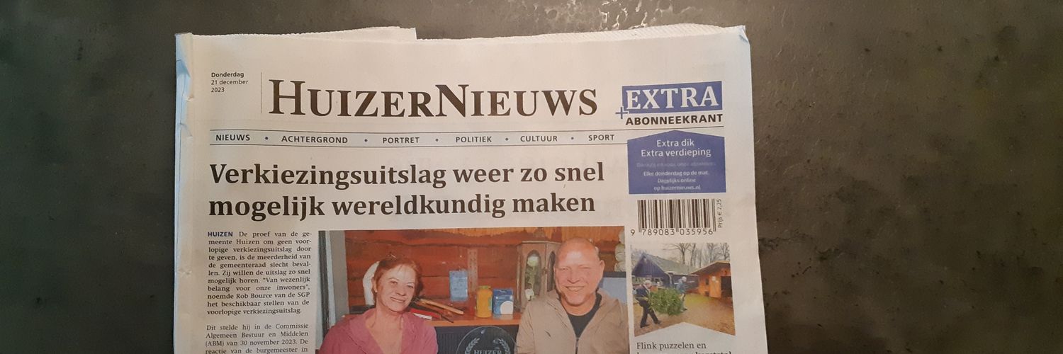 HuizerNieuws banner