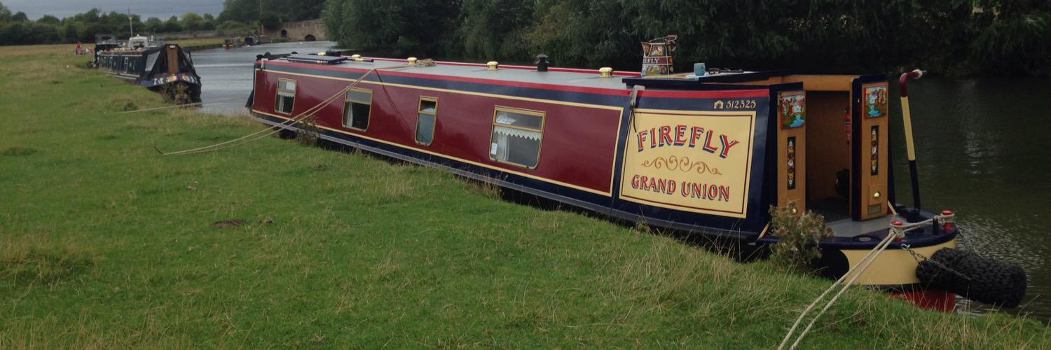 Narrowboat Firefly banner