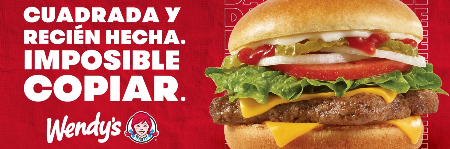 Wendy's Argentina banner