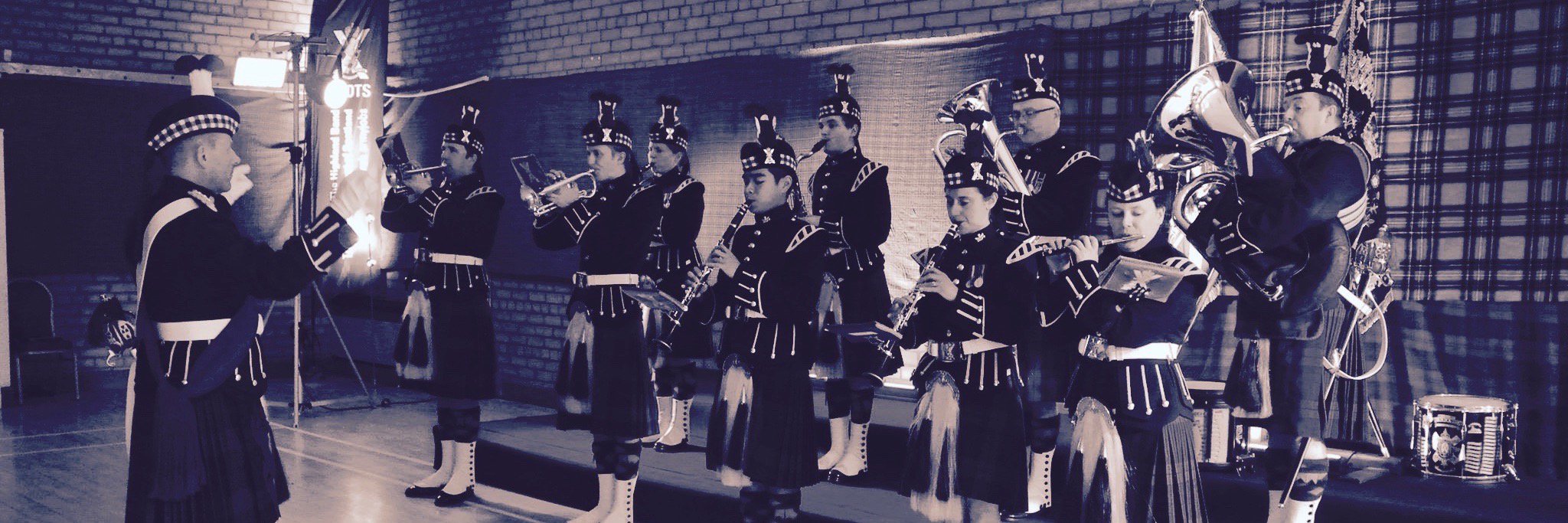 7SCOTS Highland Band banner
