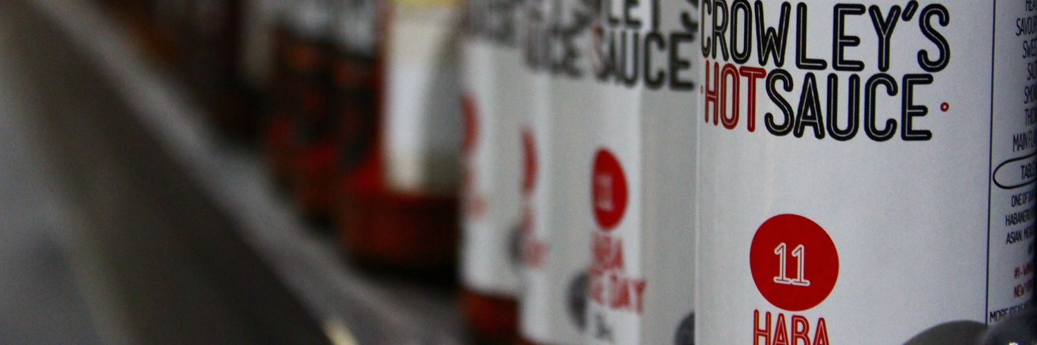 Crowleys Hot Sauce banner