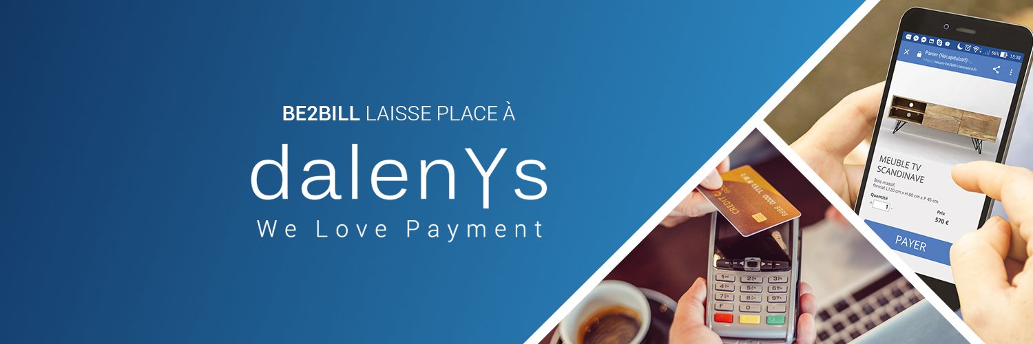 Be2bill devient Dalenys banner