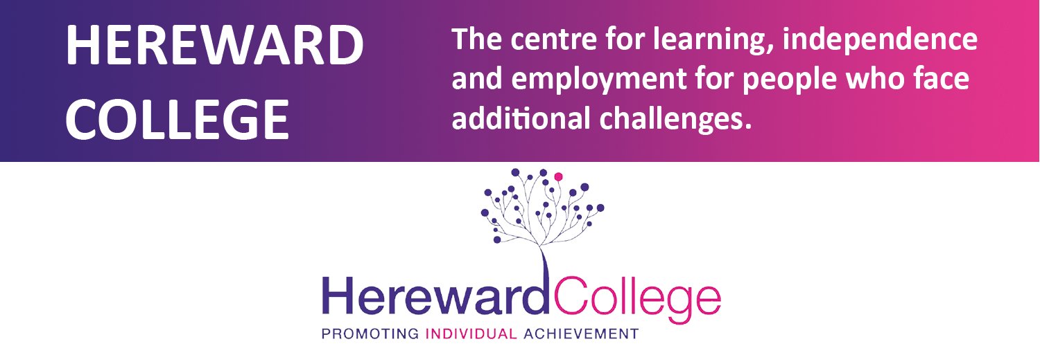 Hereward College banner