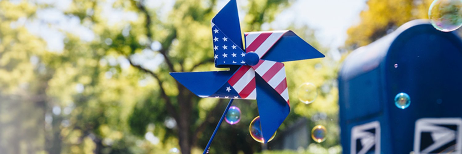 U.S. Postal Service's banner