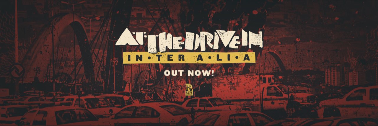 AT THE DRIVE IN banner