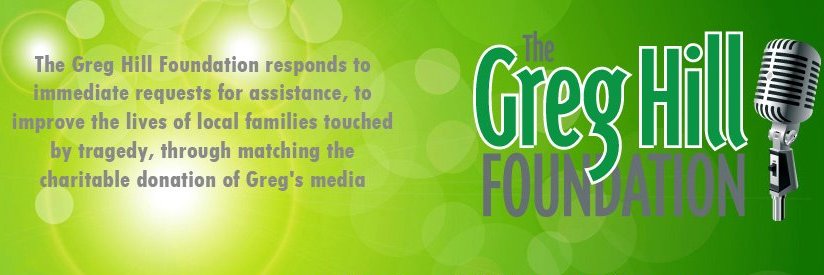 Greg Hill Foundation banner
