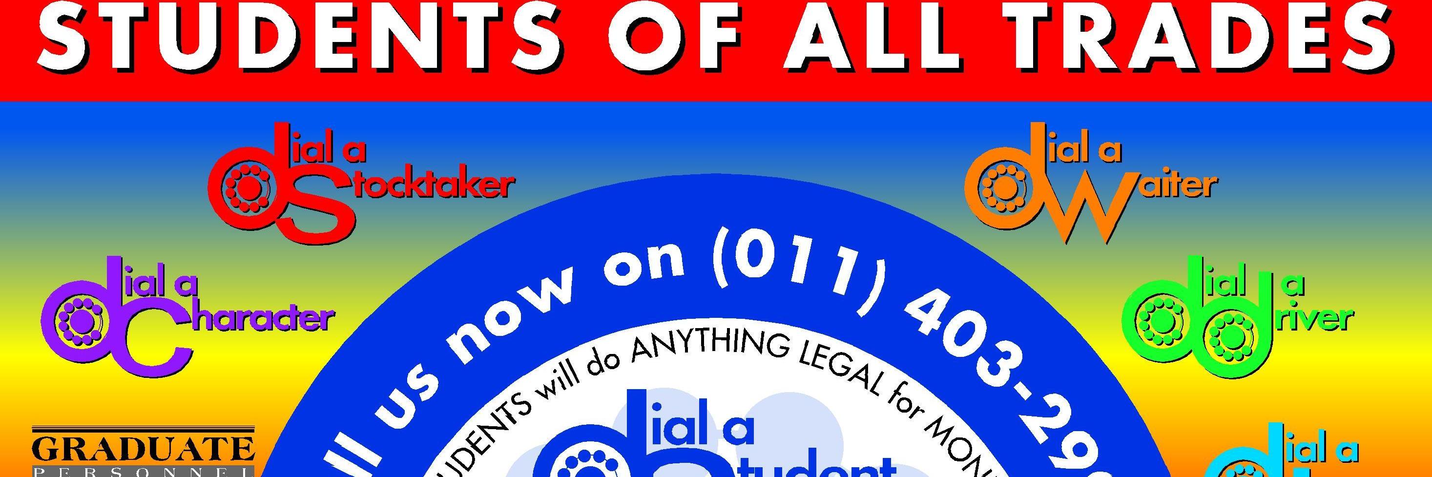 Dial a Student banner