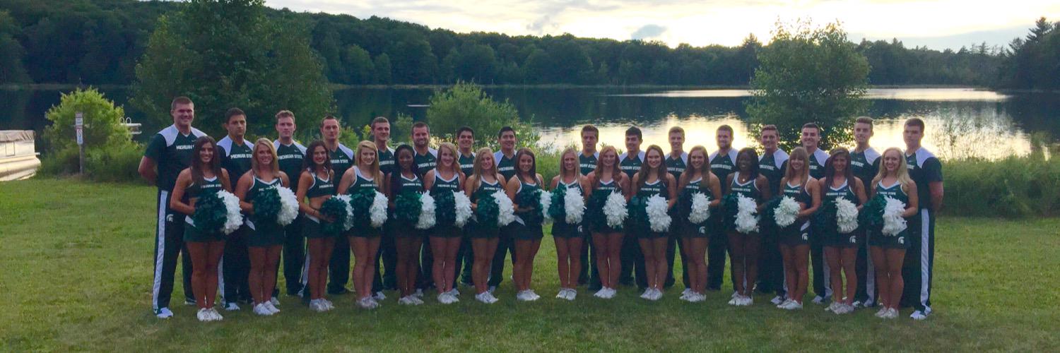Michigan State Cheer banner
