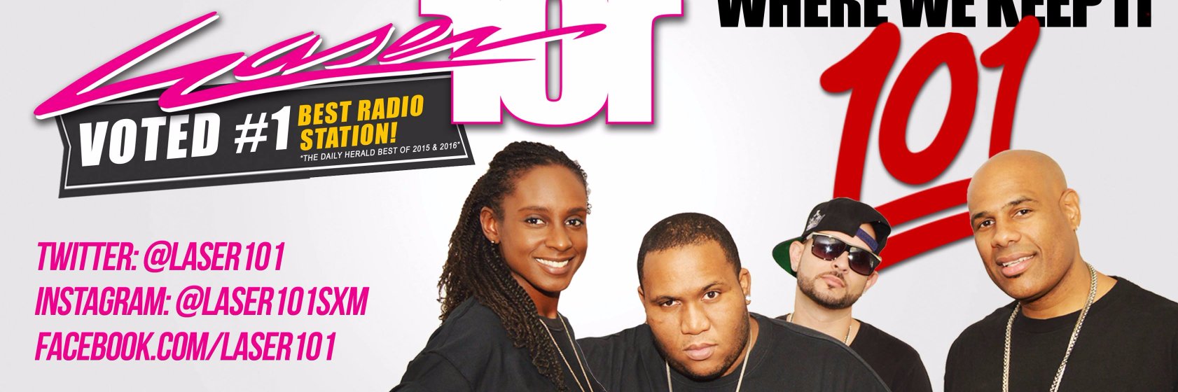 Laser 101 St.Maarten banner