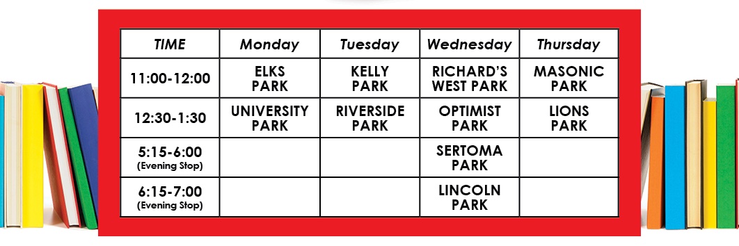 Little Red Reading Bus banner