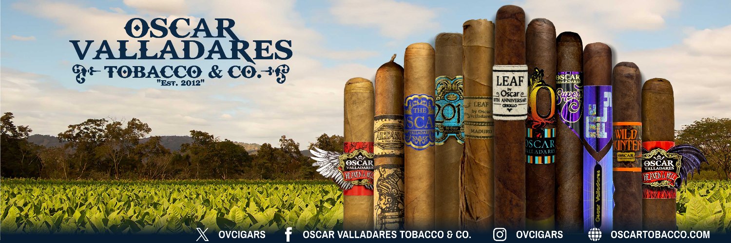 Oscar Valladares Tobacco & Co. banner