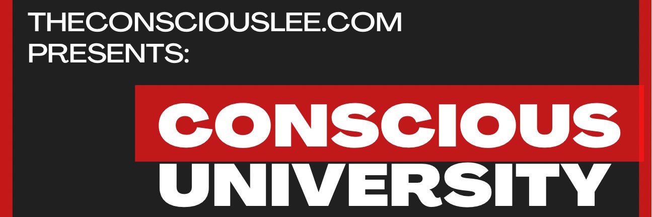 Conscious Lee's banner