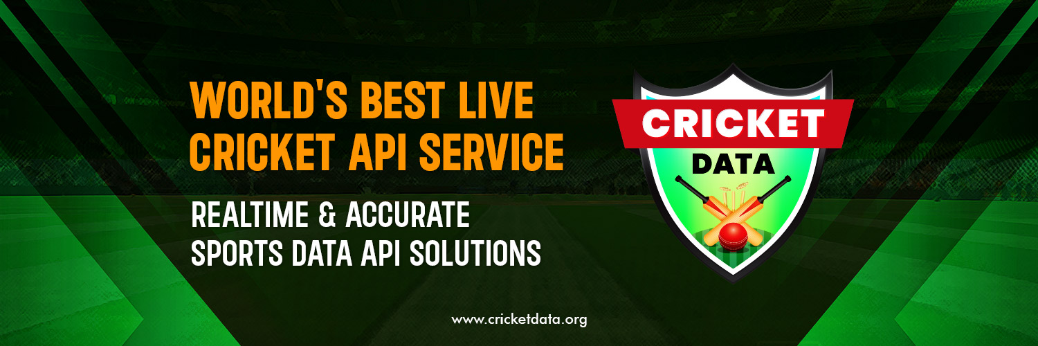 Cricket Data API banner