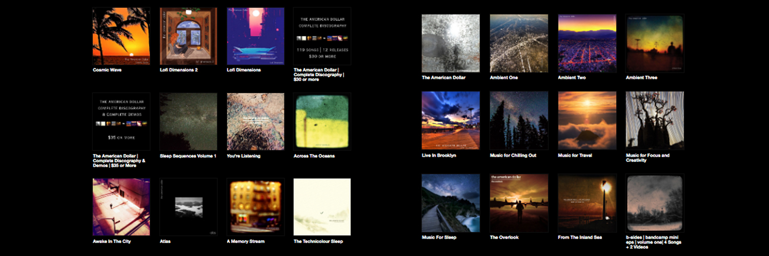 the american dollar banner