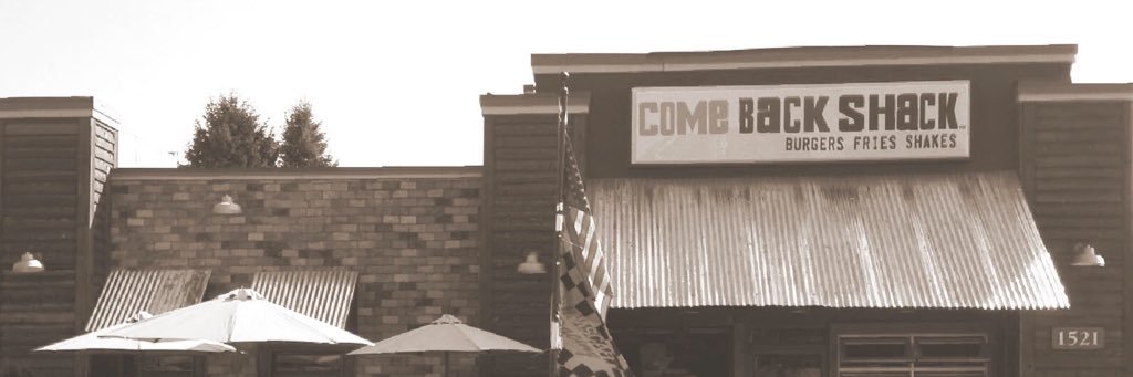 Come Back Shack banner