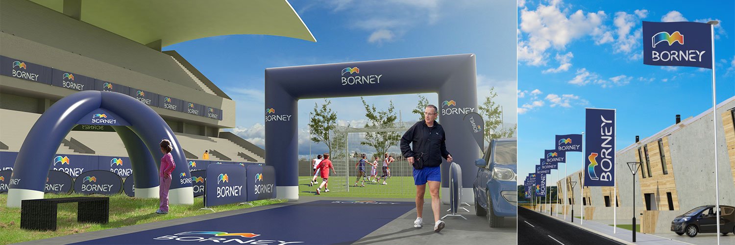 Borney Drapeaux banner