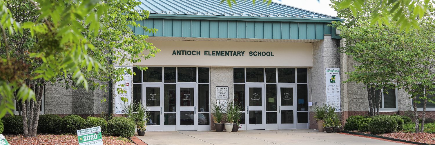 Antioch Elementary School banner