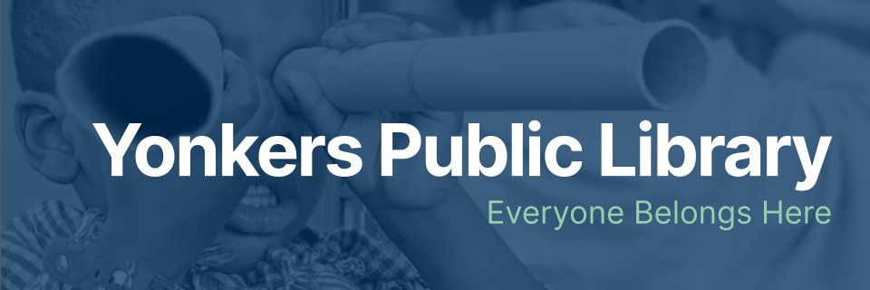 Yonkers Public Library banner