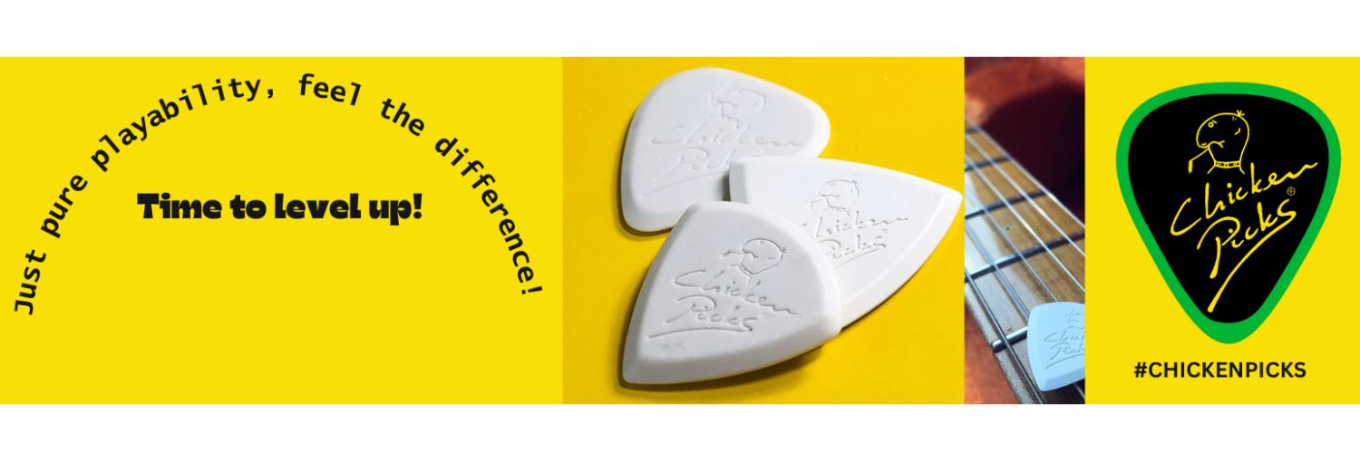 ChickenPicks guitar picks banner