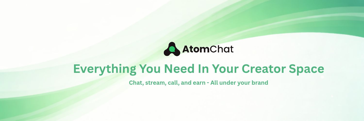 AtomChat banner