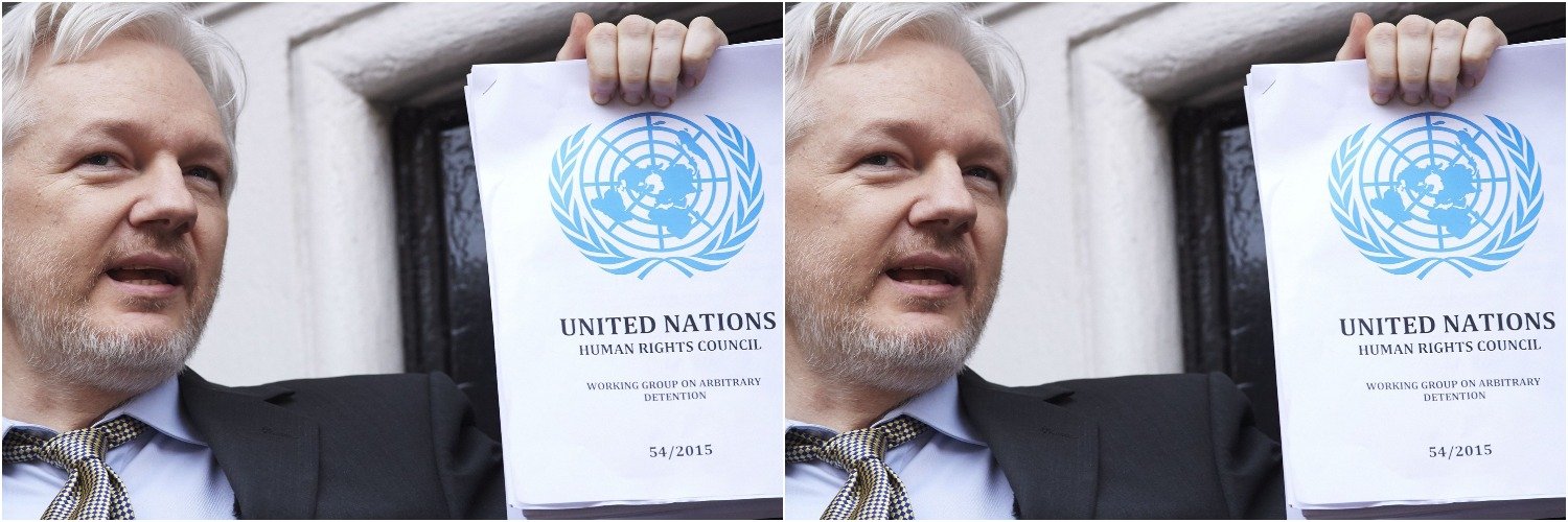 Defend Assange Campaign's banner