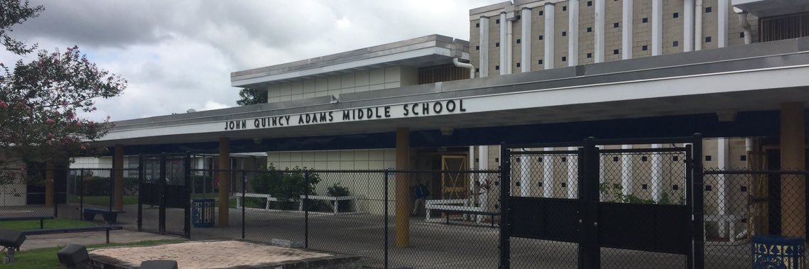 Adams Middle School banner