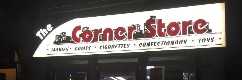 The Corner Store banner