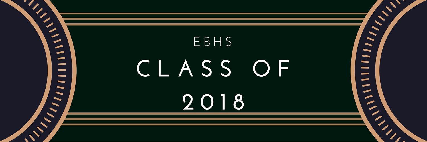 EBHS Class of 2018 banner