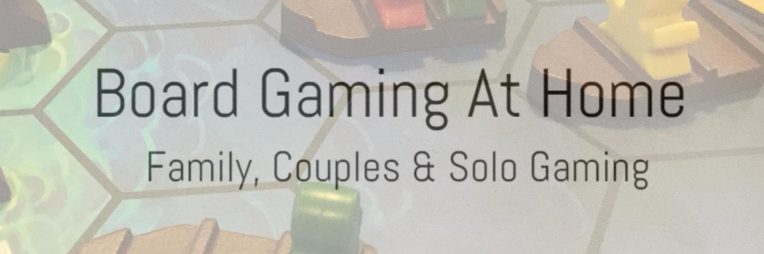 Board Gaming At Home banner