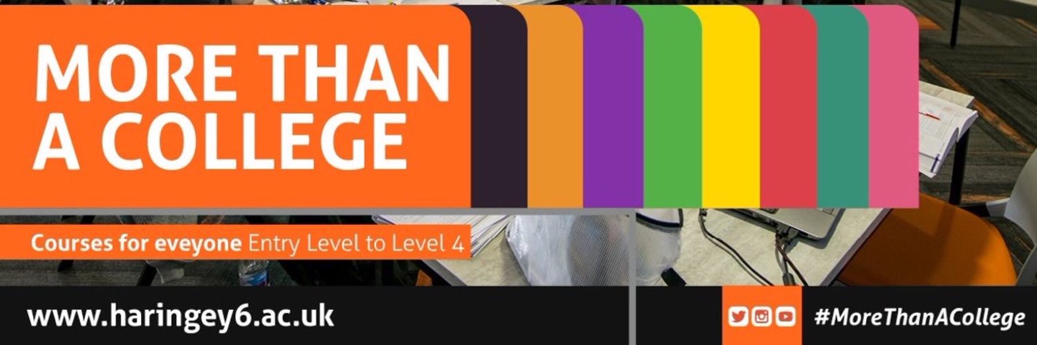 Haringey Sixth Form College's banner