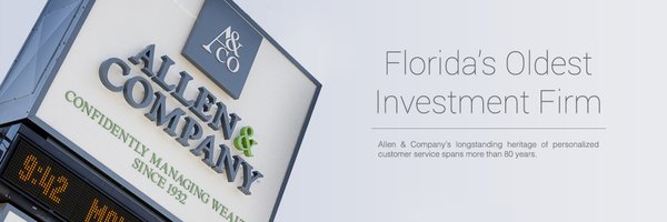 Allen & Company of Florida, LLC. Profile Banner