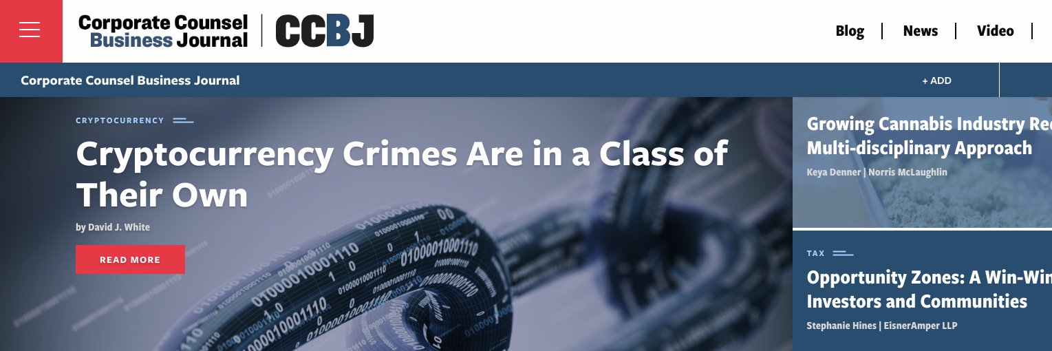 Corporate Counsel Business Journal banner