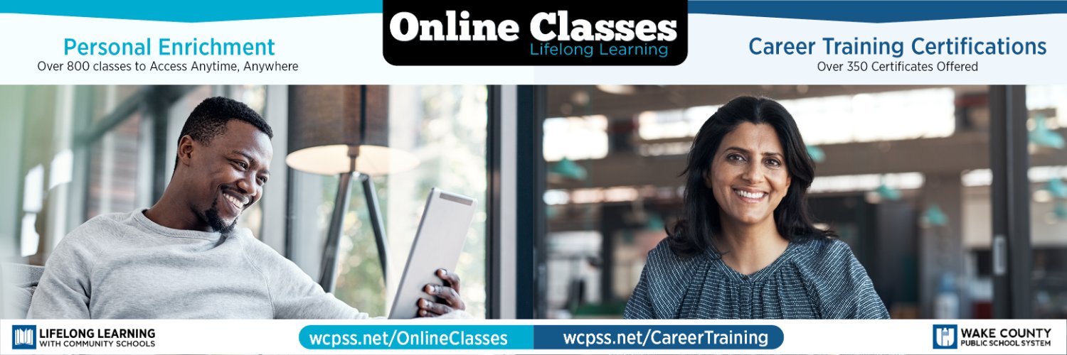 Online Classes: WCPSS banner