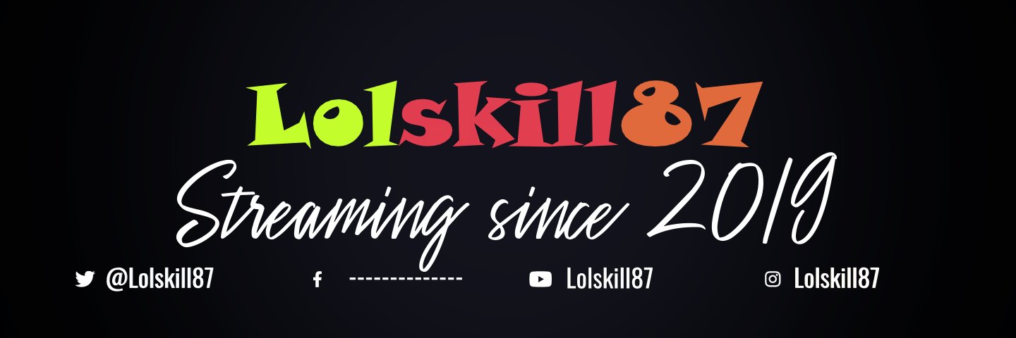 lolskill87's profile banner image