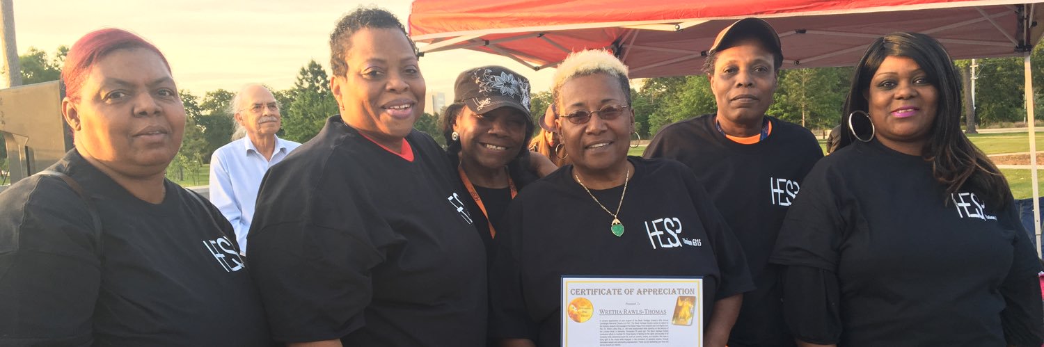 Wretha Rawls Thomas HESP Union pres banner