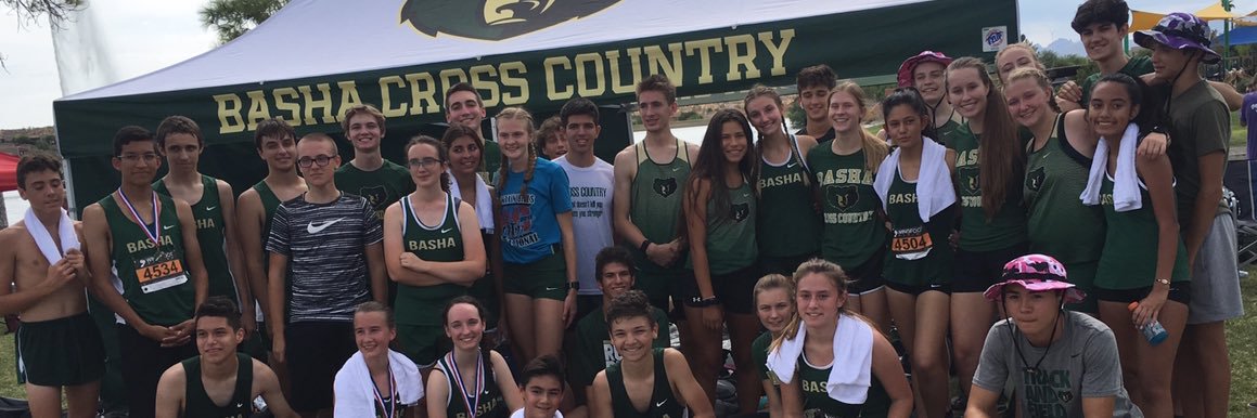 Basha High School Cross Country banner