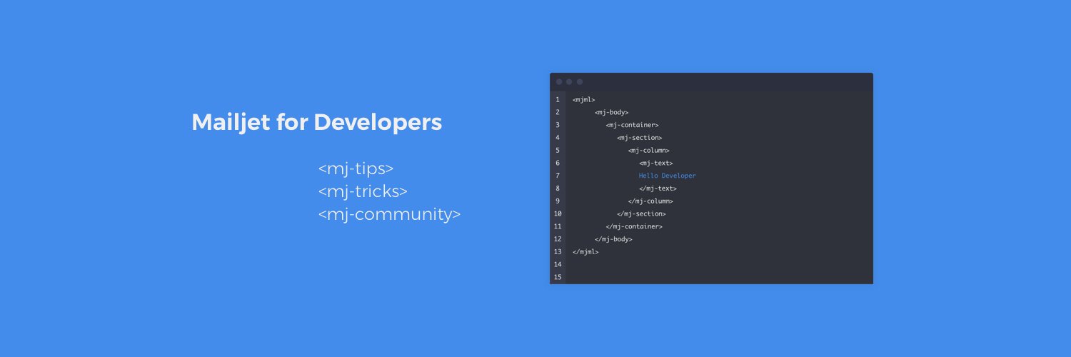 Mailjet Developers banner
