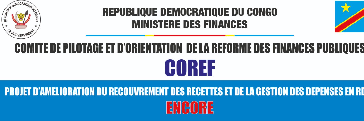 COREF_RDC/Ministère des finances banner