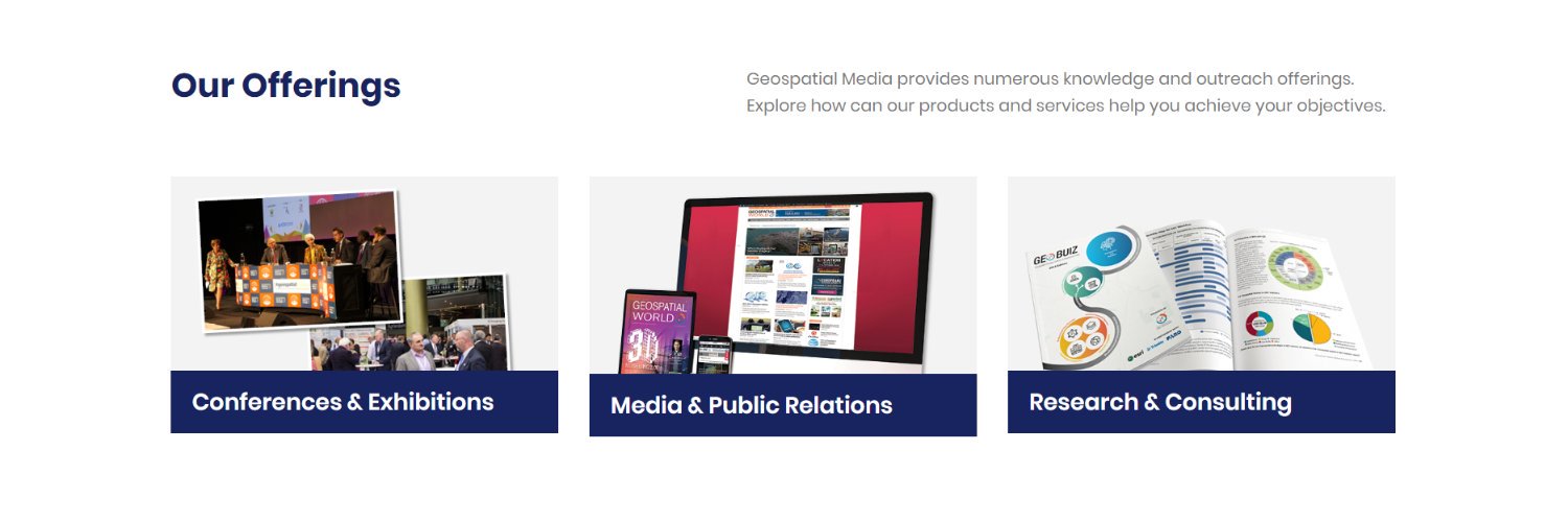 Geospatial Media & Communications banner