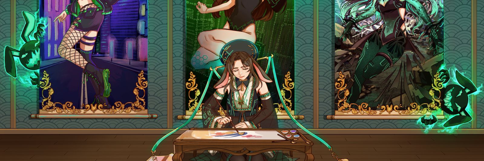 Mint T Bunny 💚🍵🐇's banner