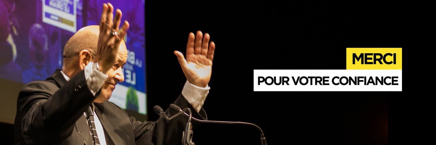 Le Drian 2015 banner