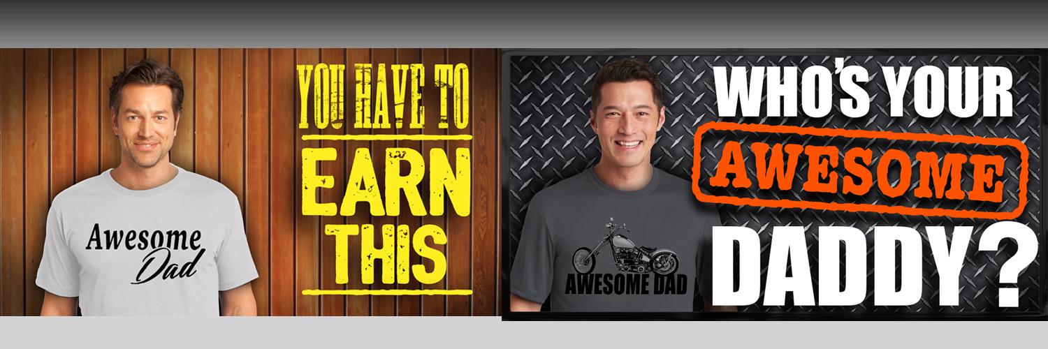 AwesomeDadTees's profile banner image
