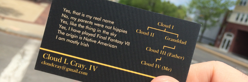 Cloud Cray banner